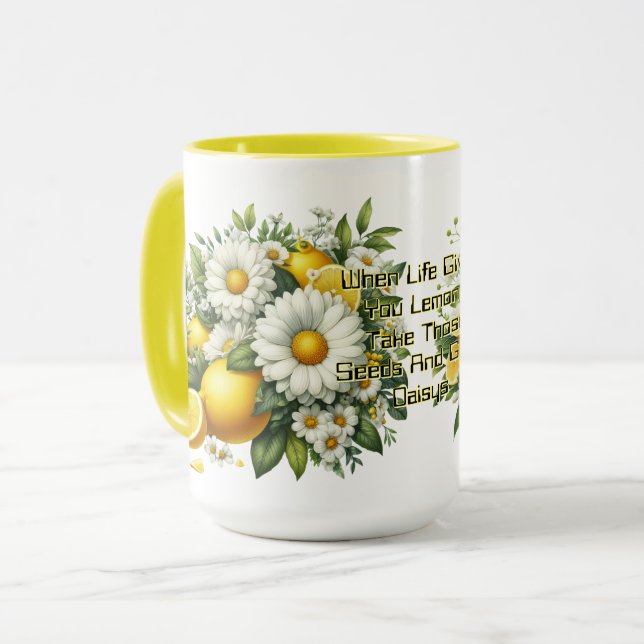 Taza Cuando la Vida te Da Limones  (Anverso izquierdo)