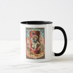 Taza Cuando pasa la bandera de la libertad