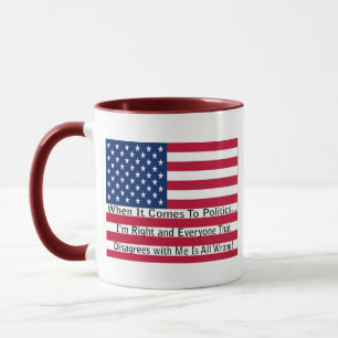 Taza Cuando Se Trata De La Política