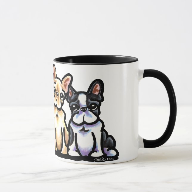 Taza Cuarteto Bulldog francés (Derecha)