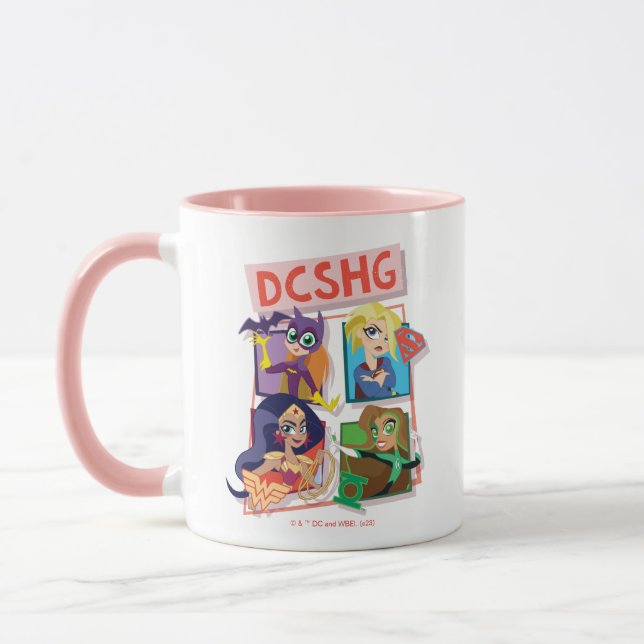 Taza Cuarteto de Chicas Super Héroes de DC (Izquierda)