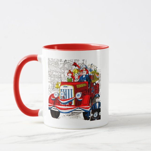 Taza Cuarto del desfile de julio (Izquierda)