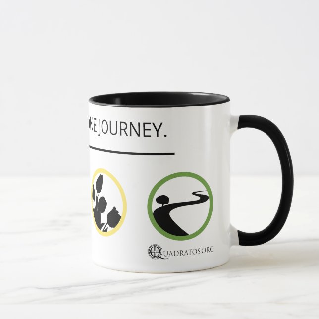 Taza Cuatro Caminos. Un Viaje. (Derecha)