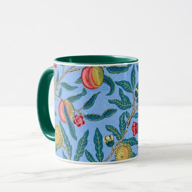 Taza Cuatro frutas, William Morris (Anverso izquierdo)