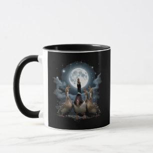 Taza Cuatro Lunas de Pato Payaso de Ánade Real Graznand