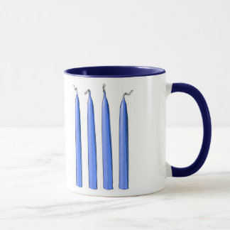 Taza Cuatro manijas de las velas/bifurcación