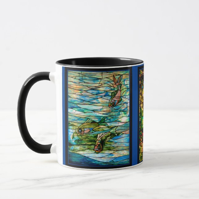 Taza Cuatro obras de arte diferentes de cristales manch (Izquierda)
