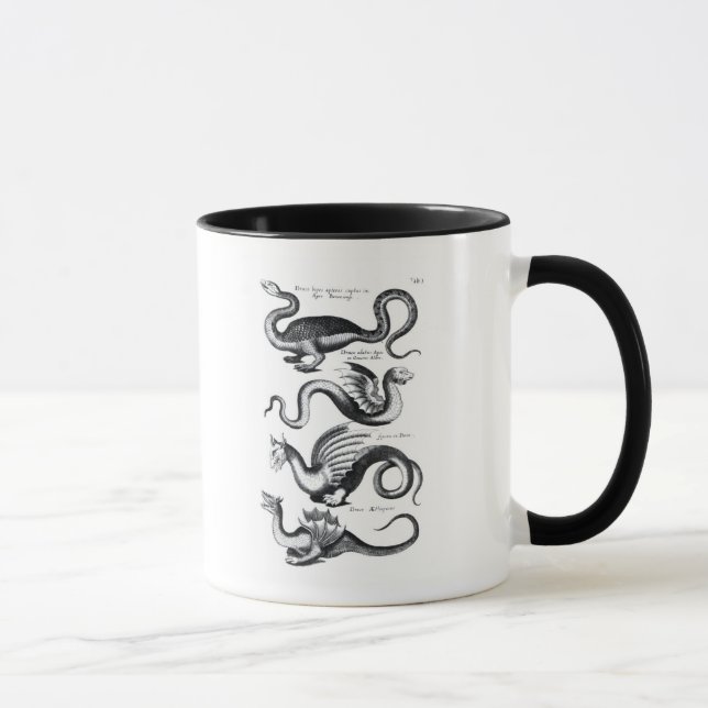 Taza Cuatro tipos de dragón (Derecha)