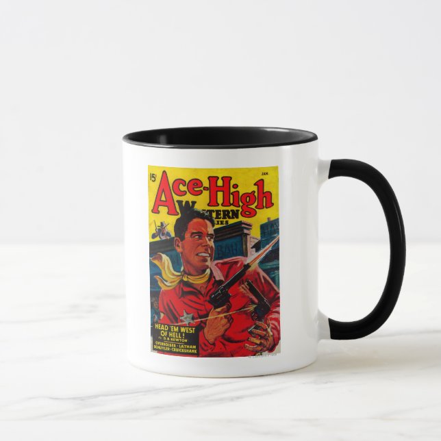 Taza Cubierta 3 de la revista Ace High (Derecha)