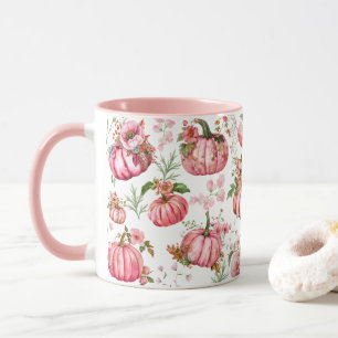 Taza Cubierta acuática de la calabaza rosa caprichosa