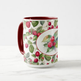 Taza Cubierta de frambuesas
