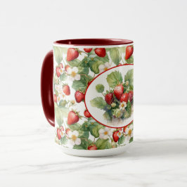 Taza Cubierta de fresas
