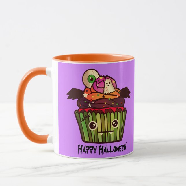 Taza Cubierta de Halloween espeluznante (Izquierda)