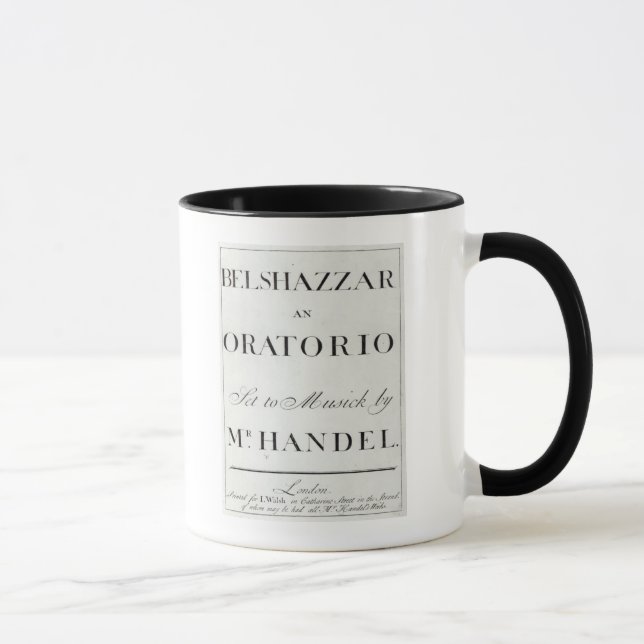 Taza Cubierta de la cuenta para el Belshazzar por (Derecha)