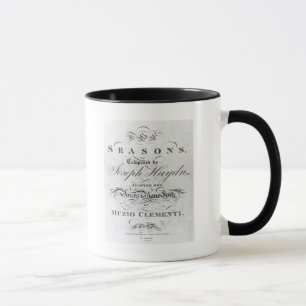Taza Cubierta de la hoja de la cuenta de las