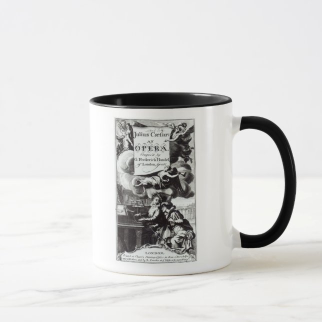 Taza Cubierta de la partitura para Julio César (Derecha)