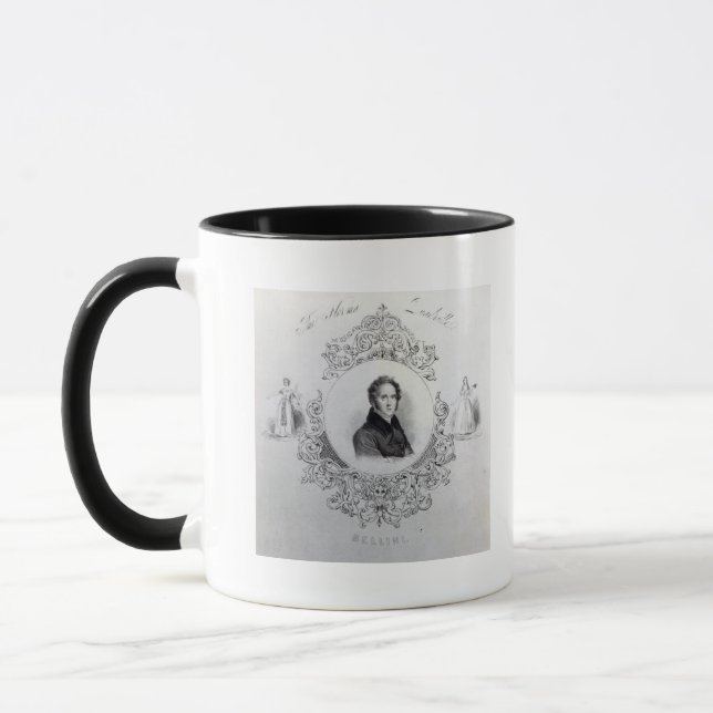 Taza Cubierta de la partitura para una contradanza (Izquierda)