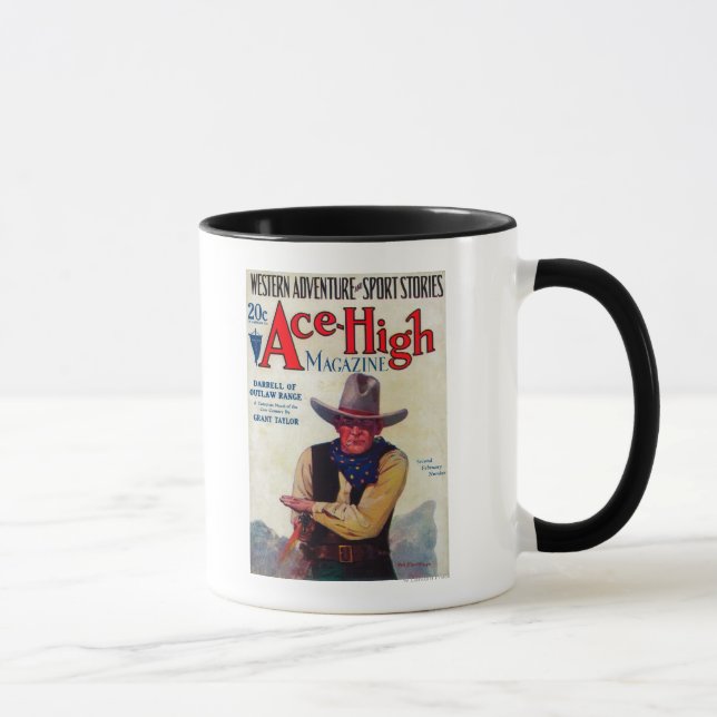 Taza Cubierta de la revista Ace High (Derecha)
