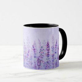 Taza Cubierta estética de lavanda púrpura