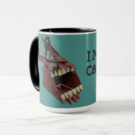 TAZA CUBO DE INGENIERÍA OPERATIVO CON CAFÉ DE DIENTES N