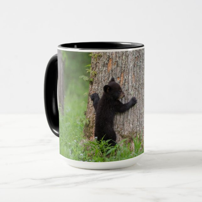 Taza Cubo de oso negro | Grandes Montañas Ahumadas (Anverso izquierdo)