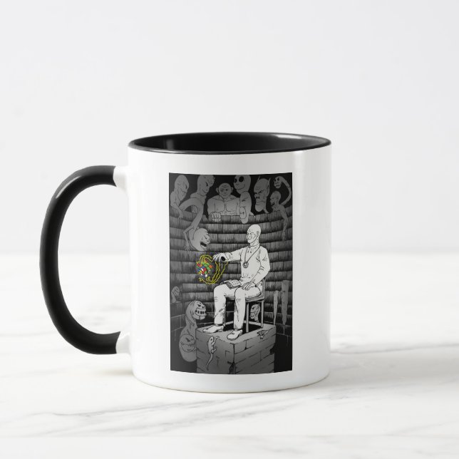 Taza Cubo mágico con monstruos (Izquierda)