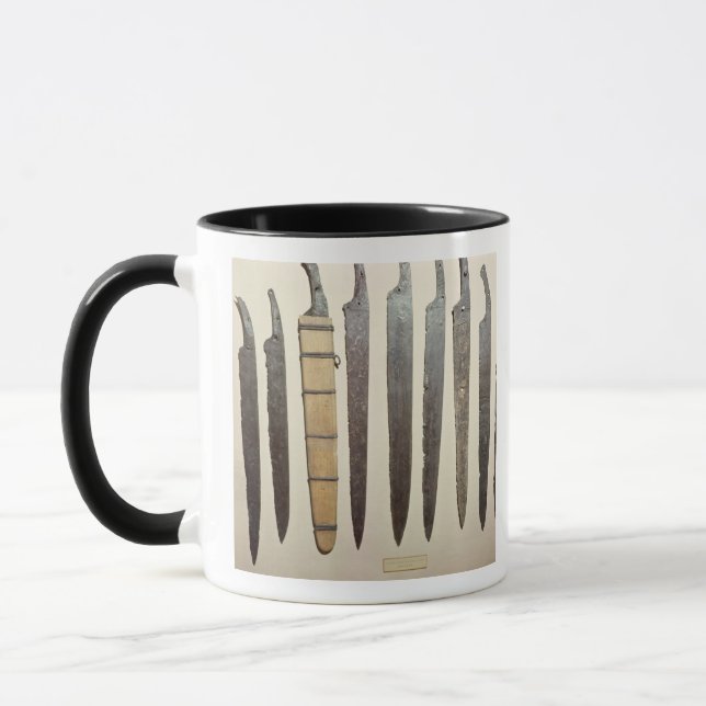 Taza Cuchillas del hierro de Viking para las espadas (Izquierda)