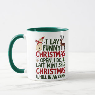 Taza Cuenta regresiva para Navidades con un divertido g