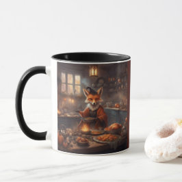 Taza Cuento caprichoso de Halloween de Zorro Bruja cena