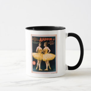 Taza Cuento del Jr. de Aladdin de un teatro maravilloso
