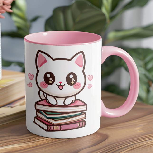 Taza Cuentos Y Tules Hacen Mi Día - Fotografía De Libro (This cozy and creative design is perfect for anyone who loves their pets as much as their books)