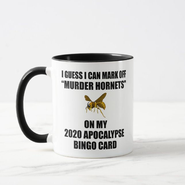 Taza Cuernos de asesinato 2020 Bingo apocalíptico (Izquierda)