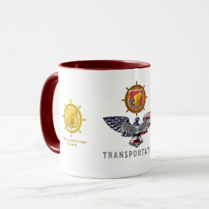 Taza Cuerpo de Transporte del Ejército, águila person
