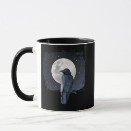 Taza Cuervo de Bosque Luna Fría