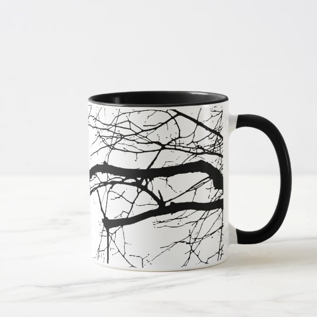 Taza Cuervo en el árbol (Derecha)