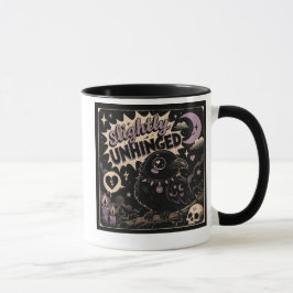 Taza Cuervo Ligeramente Desequilibrado