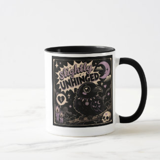 Taza Cuervo Ligeramente Desequilibrado