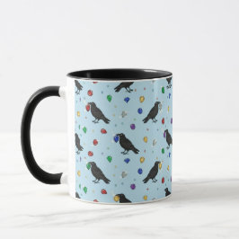 Taza Cuervos con joyas