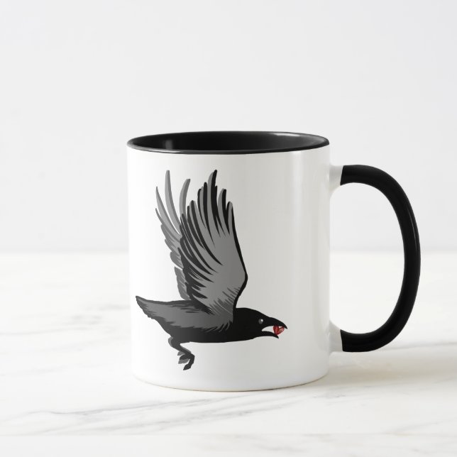Taza Cuervos y corazones (Derecha)