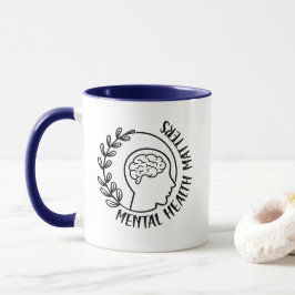 Taza Cuestiones de salud mental