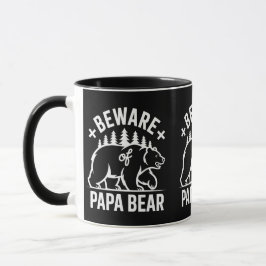 TAZA CUIDADO CON EL OSO PAPA