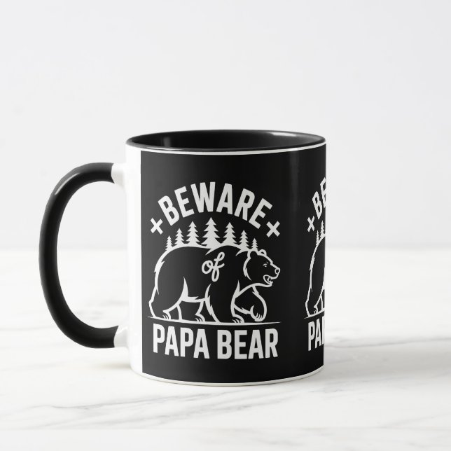 TAZA CUIDADO CON EL OSO PAPA (Izquierda)