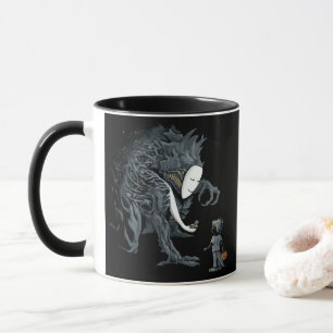 Taza Cuidado con un truco en Halloween