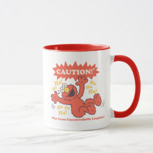 Taza Cuidado Elmo Riéndose por Adelante