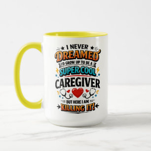 Taza Cuidador de Propiedades Divertido Cuidador Feliz