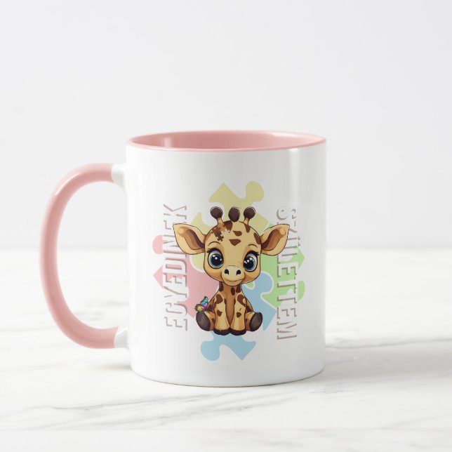 Taza Cuki affirmációk | SNI Zsiráf | Egyedinek (Izquierda)