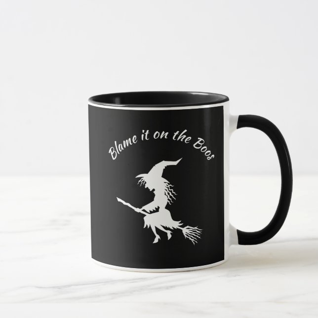 Taza Culpen a la bruja negra de Boos Halloween (Derecha)