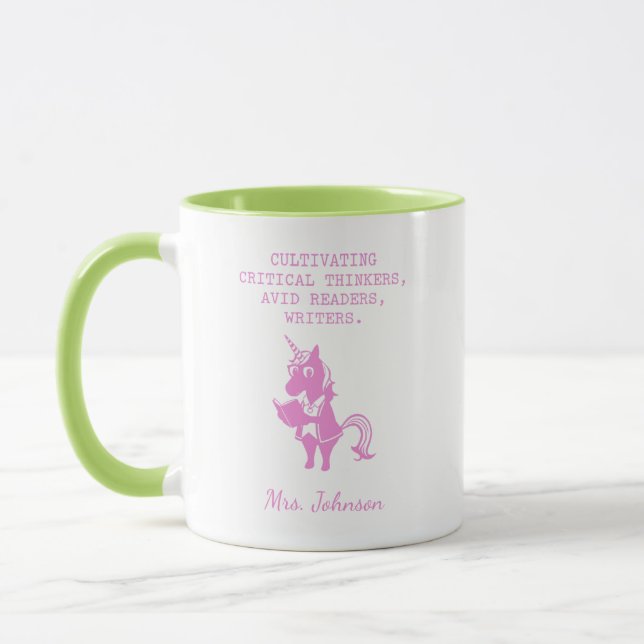 Taza Cultivating Critical Thinkers Readers Writers (Izquierda)