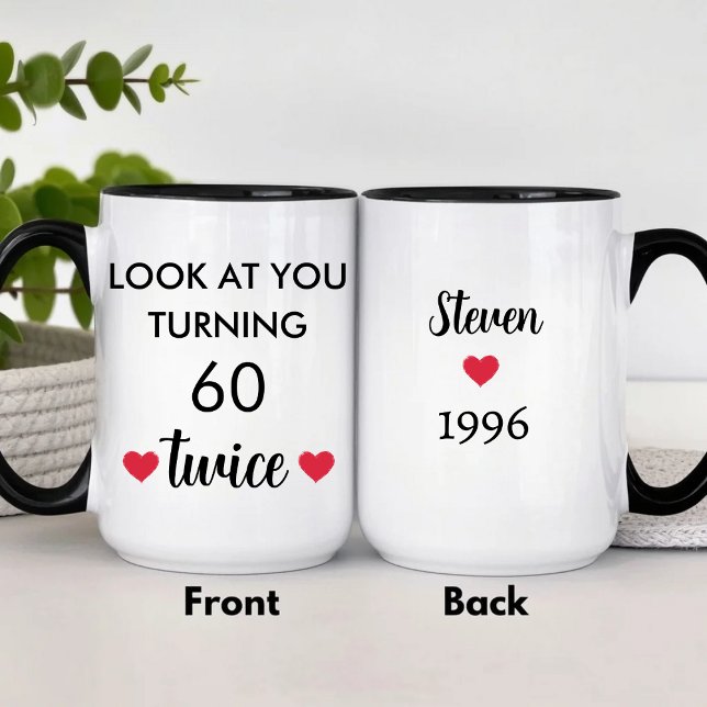 Taza Cumpleaños 60 Personalizado Divertido (Subido por el creador)