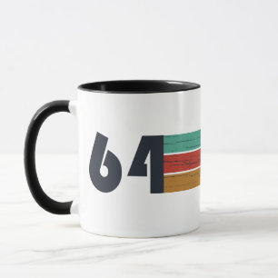 Taza Cumpleaños con estilo vintage nacido en 1964